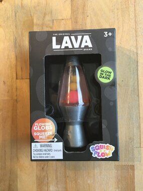 Schylling Squish n Flow LAVA Lamp Mini 3.75" White